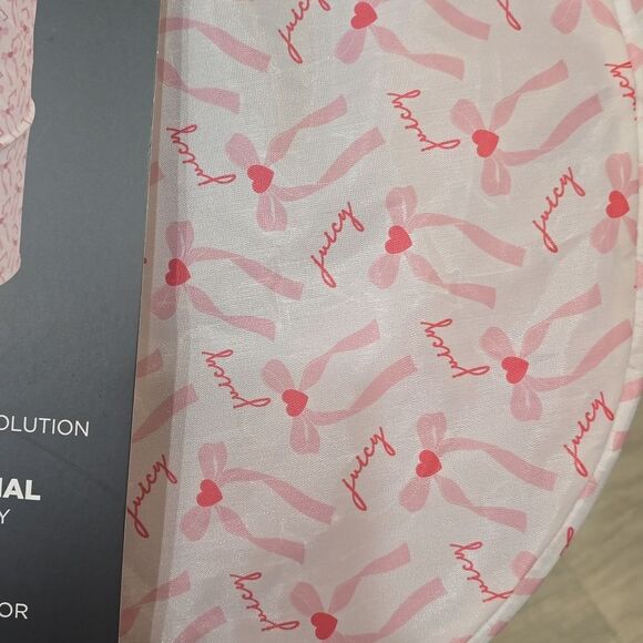 Juicy Couture Home Signature Logo  Heart Bow Pop Up Hamper - Picture 5 of 6